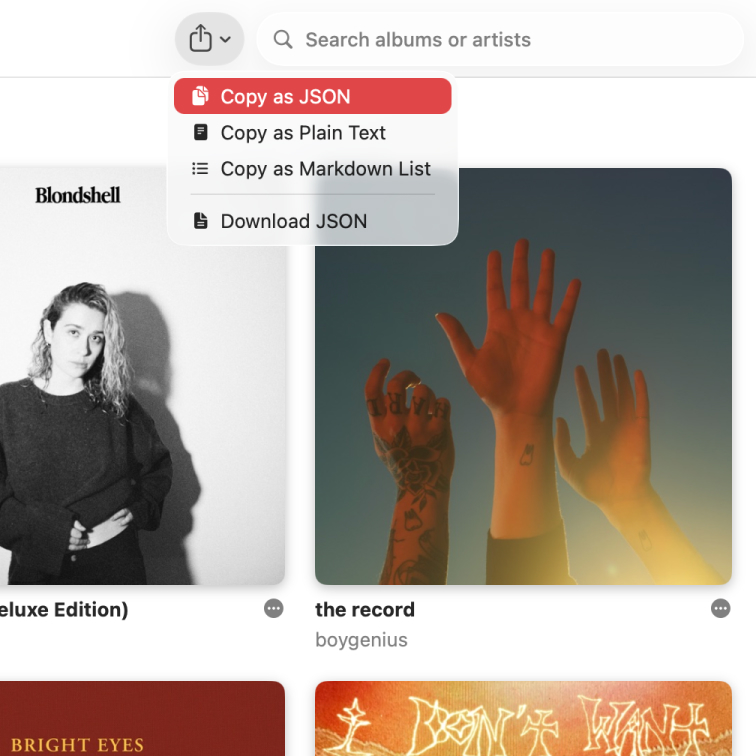 Share controls